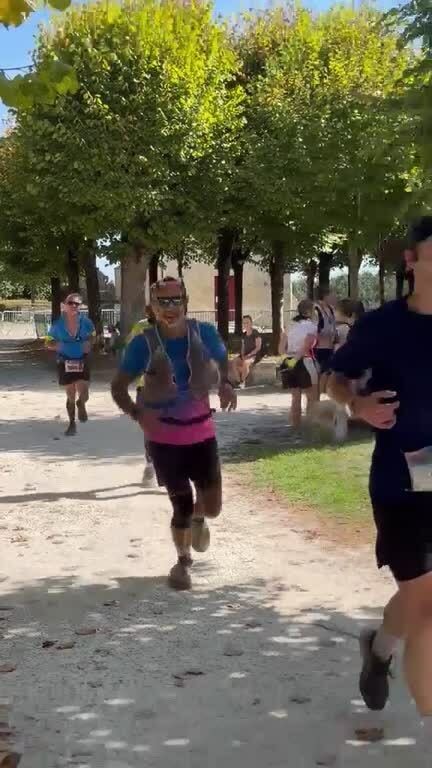 Arrivée trail Pons Nicolas C.