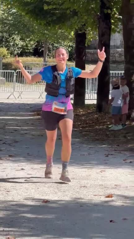 Arrivée trail Pons Audrey