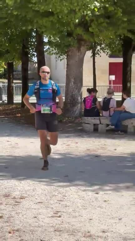 Arrivée trail Pons Camille B.