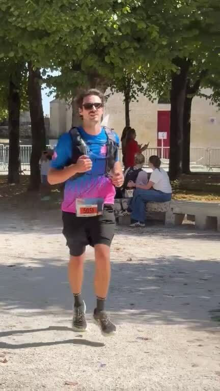 Arrivée trail Pons Clément