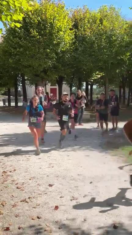 Arrivée trail Pons Ophelie