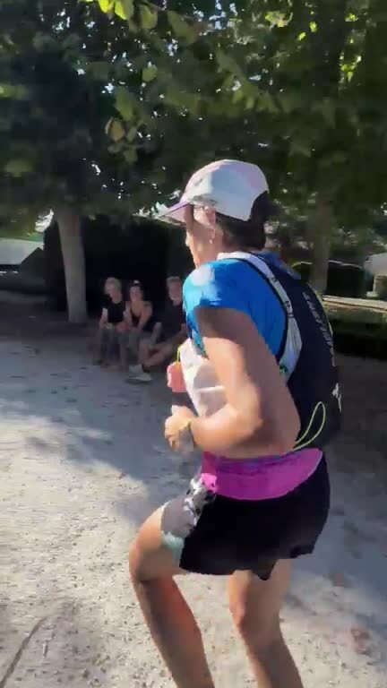 Arrivée trail Pons Christina
