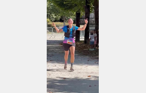 Arrivée trail Pons Audrey