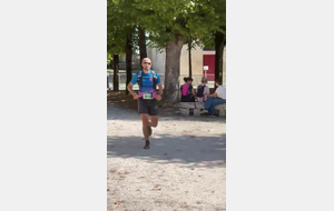 Arrivée trail Pons Camille B.