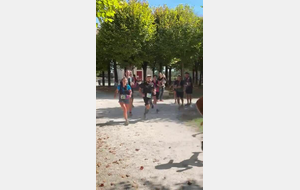 Arrivée trail Pons Ophelie