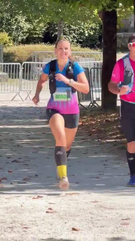 Arrivée trail Pons Claire