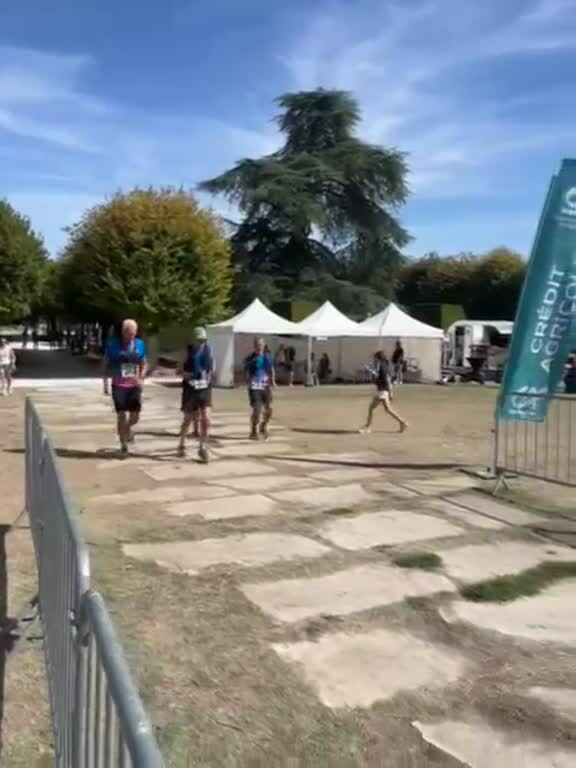 Arrivée trail Pons Yves L.