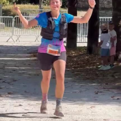 Arrivée trail Pons Audrey