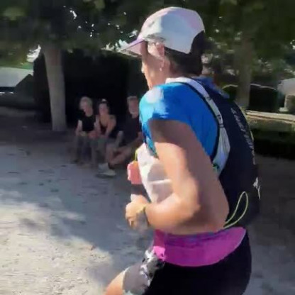 Arrivée trail Pons Christina